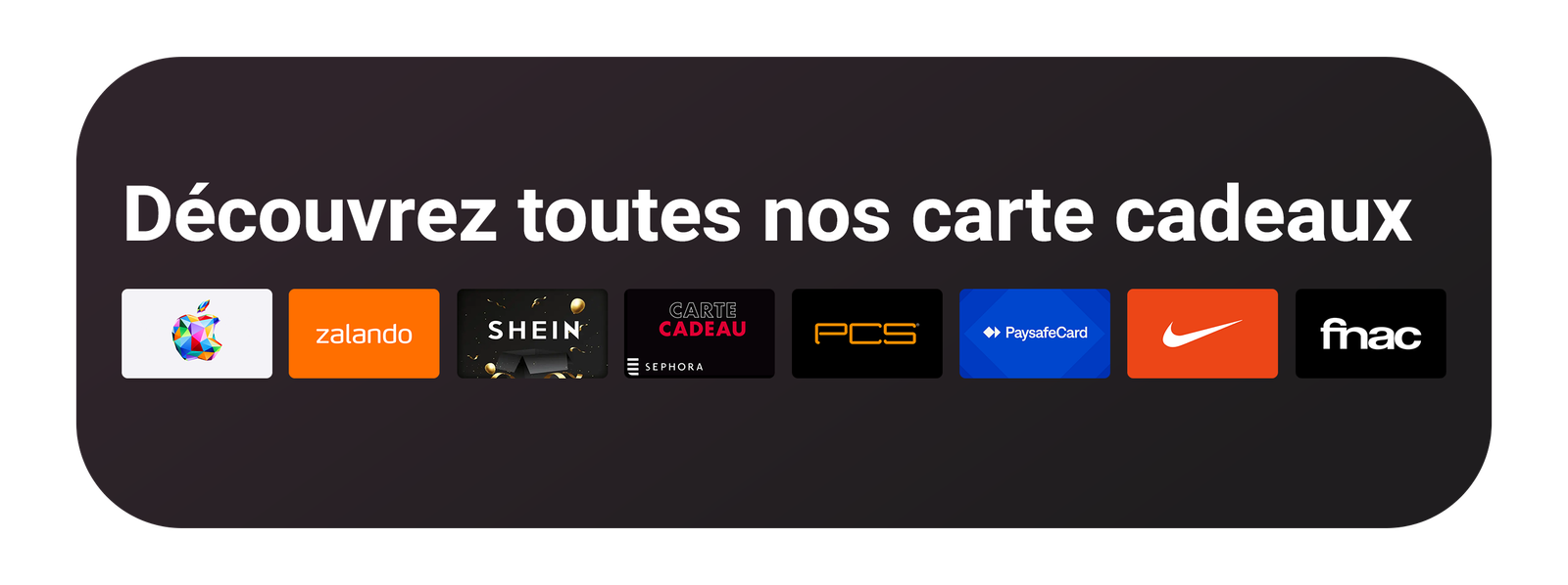 Aperçu cashback et récompenses dans l’app